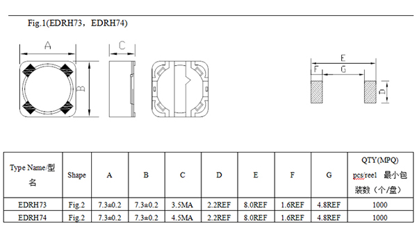 功率貼片電感結(jié)構