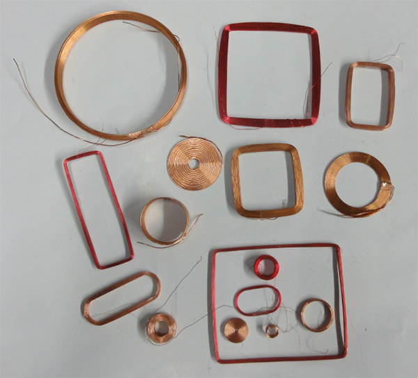 無線充用那些電感器線圈的線型